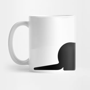 Otter Animal Icon Emoticon Silhouette Mug